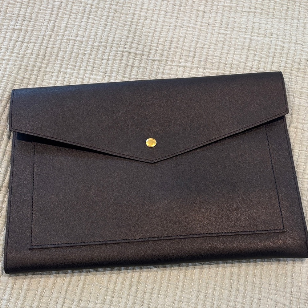 Glass Ladder & Co Black envelope bag